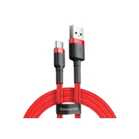 Кабель Baseus, Type-C - USB, 2 А, 3 м, красный Кабель Baseus, Type-C - USB, 2 А, 3 м, красный
