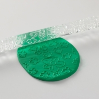 Скалка для творчества акрил "Цветочная полянка"16х1 см Скалка для творчества акрил "Цветочная полянка"16х1 см