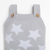 Комбинезон вязаный Крошка Я «Звёзды» рост 74-80 см, цвет серый Комбинезон вязаный Крошка Я «Звёзды» рост 74-80 см, цвет серый