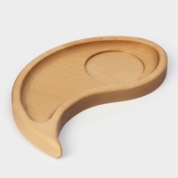 Подарочный набор деревянной посуды Adelica «Инь-янь», менажница 2 шт, поднос, подсвечник 2 шт, берёза Подарочный набор деревянной посуды Adelica «Инь-янь», менажница 2 шт, поднос, подсвечник 2 шт, берёза