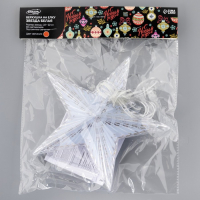 Светодиодная верхушка на ёлку «Звезда белая» 22 см, 30 LED, провод 2 метра, 220 В, свечение красное Светодиодная верхушка на ёлку «Звезда белая» 22 см, 30 LED, провод 2 метра, 220 В, свечение красное