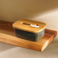 Маслёнка SL Home «Каса Перфекто», с ножом для масла, бамбуковая крышка, 15×10×5,5 см Маслёнка SL Home «Каса Перфекто», с ножом для масла, бамбуковая крышка, 15×10×5,5 см