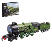 Конструктор металлический «Военный паровоз», 340 детали Конструктор металлический «Военный паровоз», 340 детали