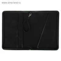 Пaпка деловая, искусственная кожа, для бумаг, 360 х 260 х 30 мм, 6Л331 "Лайт", ручка-петля, чёрная Пaпка деловая, искусственная кожа, для бумаг, 360 х 260 х 30 мм, 6Л331 "Лайт", ручка-петля, чёрная