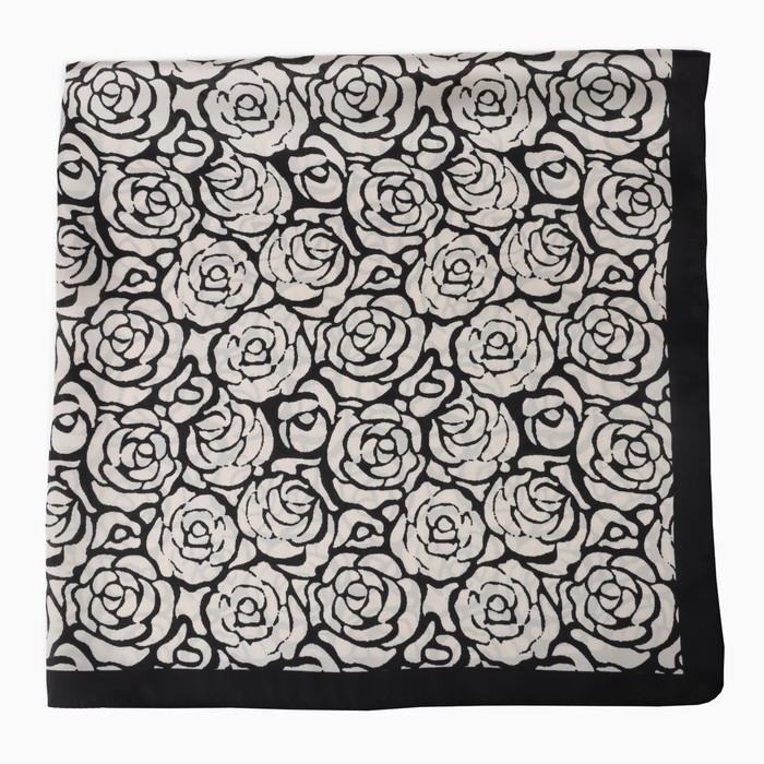 Платок женский MINAKU р-р 70*70 см, цв. черный Платок женский MINAKU р-р 70*70 см, цв. черный
