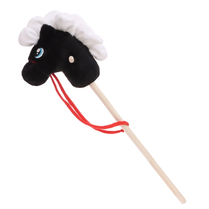 Мягкая игрушка &laquo;Конь-скакун&raquo;, на палке,МИКС, цвет чёрный