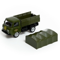 Машина металлическая &laquo;УАЗ 452. Армия&raquo;, инерция, 1:43