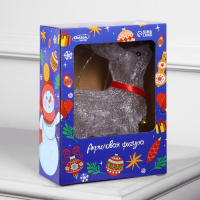 Светодиодная фигура &laquo;Олень с колокольчиком&raquo; 18 &times; 25 &times; 8 см, акрил, 20 LED, батарейки ААх2 (не в комплекте), свечение белое