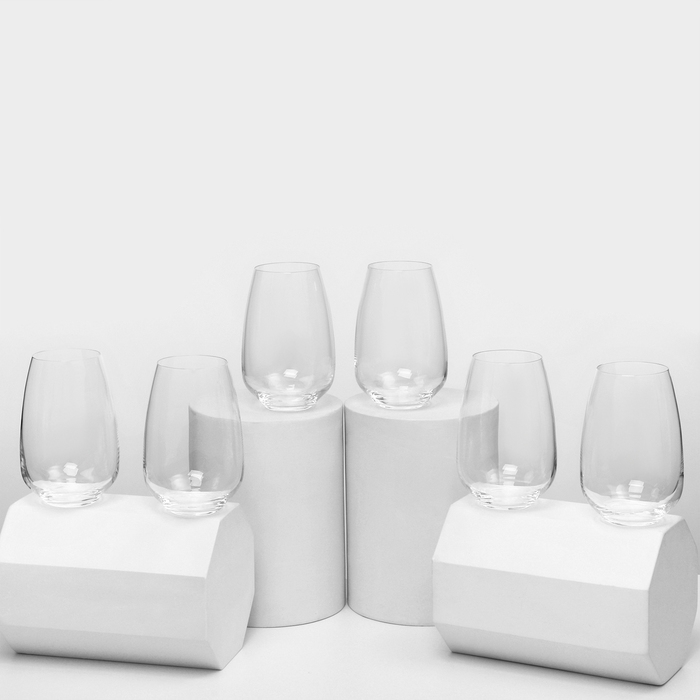 Набор стеклянных стаканов &laquo;Жизель&raquo;, 450 мл, 6 шт