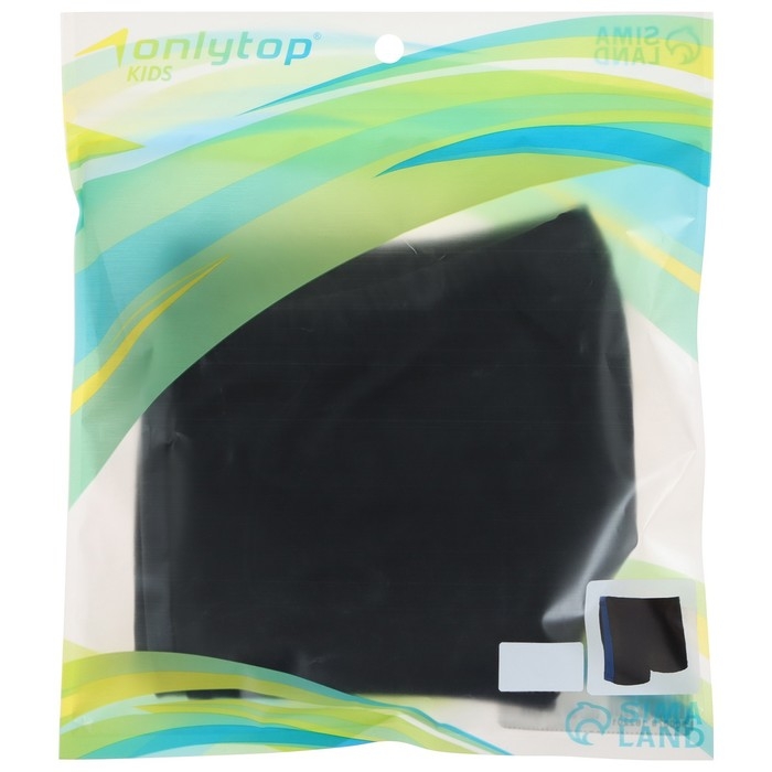 Плавки для плавания ONLITOP, р. 30, цвет чёрный/серый