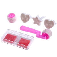 Печать цветная &laquo;Русалочка&raquo;, набор 3 шт., ролик-печать с 2 насадками, штемпельная подушка