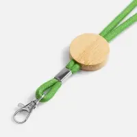 Шнурок для бейджа Tube Wood, зеленый Шнурок для бейджа Tube Wood, зеленый