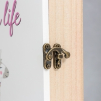 Ключница дерево 6 крючков "Лама и кактусы" 20х5,5х29 см Ключница дерево 6 крючков "Лама и кактусы" 20х5,5х29 см