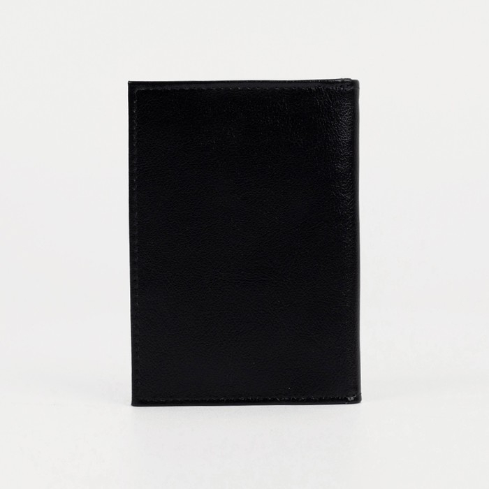 Обложка для автодокументов и паспорта, цвет чёрный