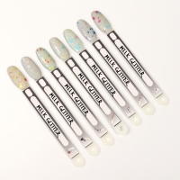 Гель лак для ногтей, &laquo;MILK GLITTER&raquo;, 3-х фазный, 8мл, LED/UV, цвет (06)