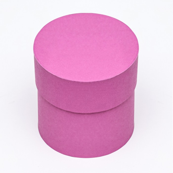 Шляпная коробка, бордовая, 10 х 10 см