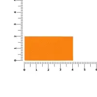 Лейбл тканевый Epsilon, XXS, оранжевый неон Лейбл тканевый Epsilon, XXS, оранжевый неон