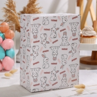 Подставка для яиц Доляна &laquo;Зайка&raquo;, 25&times;18&times;9 см, цвет голубой