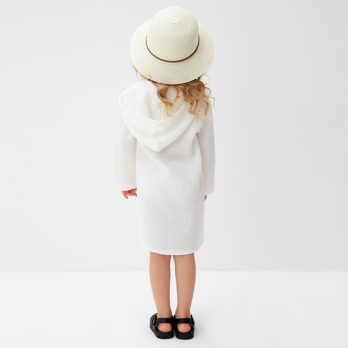 Рубашка (пончо) детская MINAKU цвет белый, рост 92-98 см