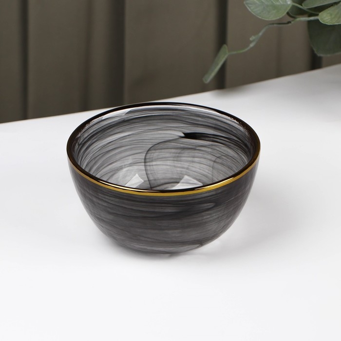 Салатник стеклянный &laquo;Дымка&raquo;, 400 мл, 12,5&times;6,5 см