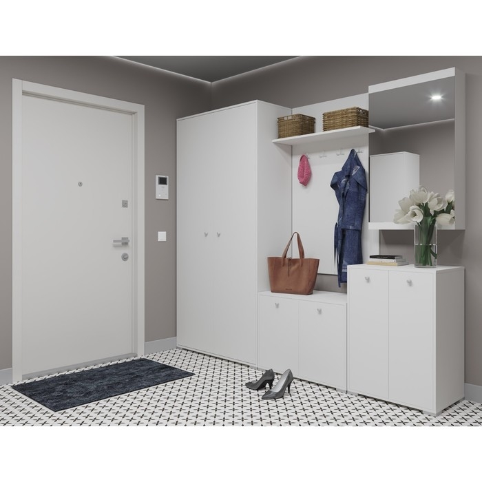 Тумба в прихожую Капелла, 800х424х600, Белый