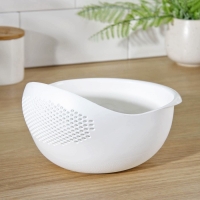 Дуршлаг кухонный Доляна &laquo;Радуга&raquo;, 22&times;16,5&times;12 см, цвет МИКС