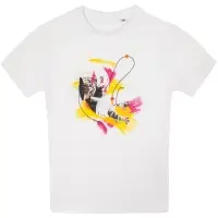 Футболка детская &laquo;Обними кота&raquo;, белая, на рост 130-140 см (10 лет)