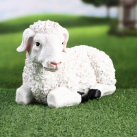 Садовая фигура "Ягненок лежит" 29х15х17см Садовая фигура "Ягненок лежит" 29х15х17см