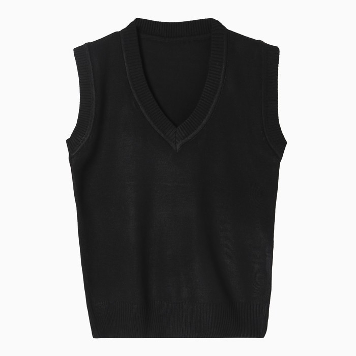 Школьный жилет для мальчика, цвет черный, рост 152-158 см Школьный жилет для мальчика, цвет черный, рост 152-158 см