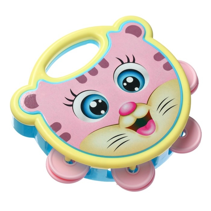 Погремушка - бубен «Малыши», МИКС, Крошка Я Погремушка - бубен «Малыши», МИКС, Крошка Я