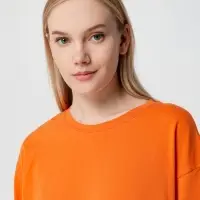 Футболка унисекс оверсайз Street Vibes, оранжевая, размер XS/S