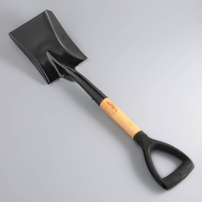 Лопата туристическая Лопата туристическая "Мастер К" совковая, 67 см, черная, дерево