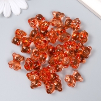 Декор для творчества пластик "Медвежонок" красный набор 25 шт 1,8х1,5х1 см Декор для творчества пластик "Медвежонок" красный набор 25 шт 1,8х1,5х1 см