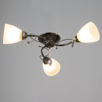 Люстра "Милана" 3x40Вт E27 черный 52х45х17 см