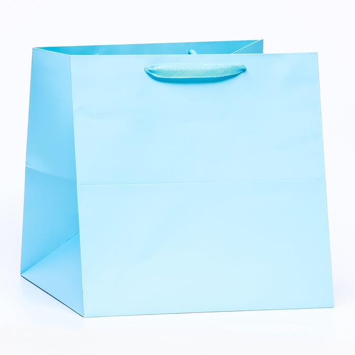 Пакет под торт 30х30х30cm Голубой, 1шт Пакет под торт 30х30х30cm Голубой, 1шт