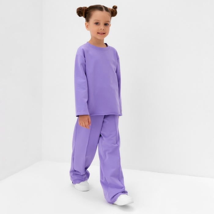 Брюки детские KAFTAN, р. 36 (134 -140 см), сиреневый