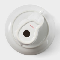 Подставка для торта Доляна &laquo;Мишка Отто&raquo;, 20,5&times;11,5 см, цвет белый