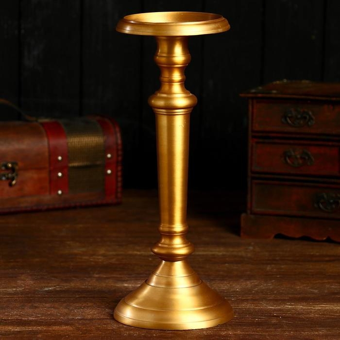 Подсвечник Подсвечник "Герард" алюминий 13х13х33 см