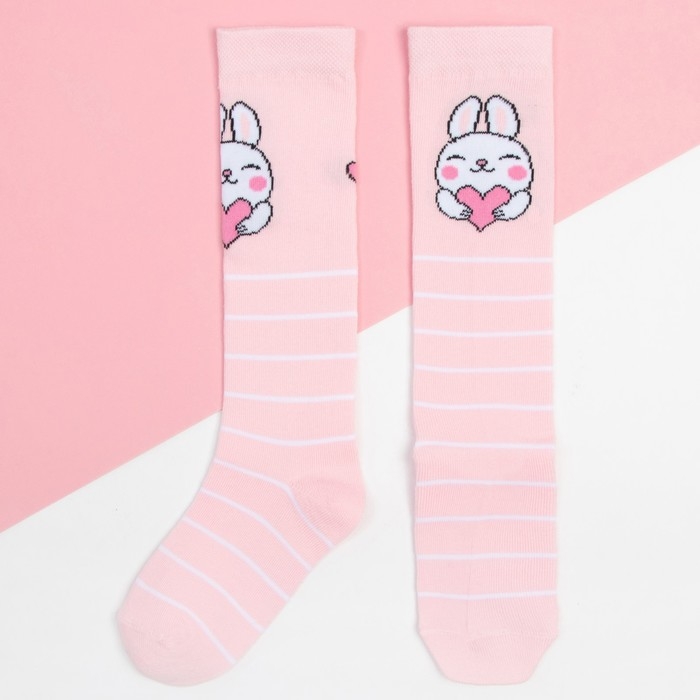 Гольфы детские KAFTAN &laquo;Зайчик&raquo;, 18-20 см, цвет розовый