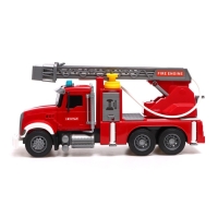 Машина инерционная «Пожарная служба», брызгает водой, свет и звук Машина инерционная «Пожарная служба», брызгает водой, свет и звук