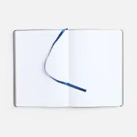 Ежедневник Nebraska Flex, недатированный, синий с серебром