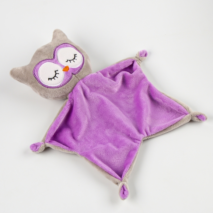 Набор подарочный: Комфортер 27 см + плед 71х125 см, &laquo;Сова&raquo;