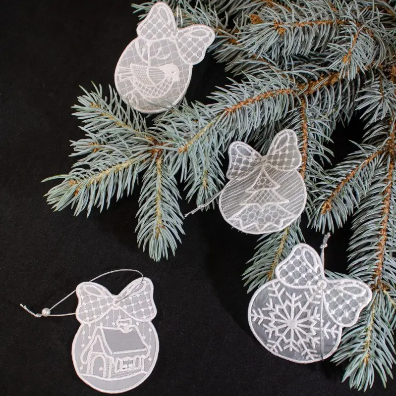 Набор подвесок &laquo;Зимние узоры&raquo;