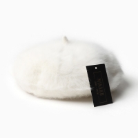 Берет женский MINAKU, цвет молочный, р-р 54-56 Берет женский MINAKU, цвет молочный, р-р 54-56