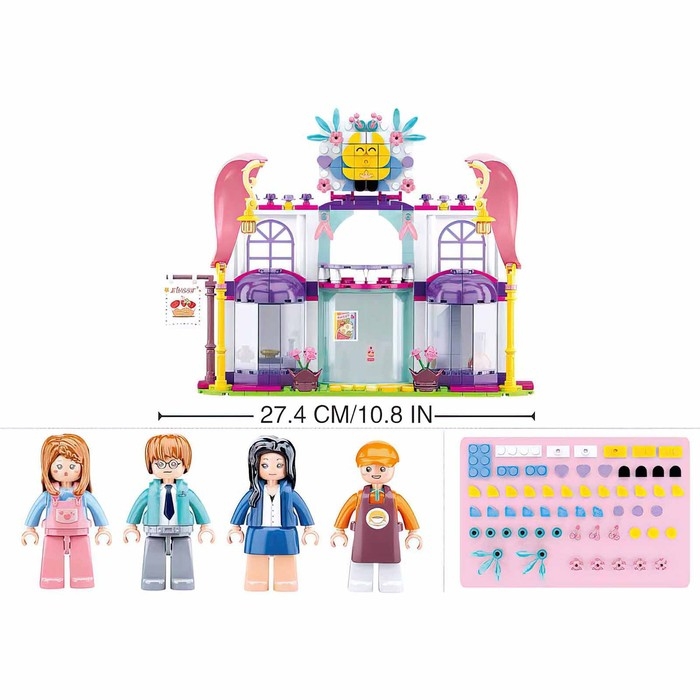 Конструктор &laquo;Розовая мечта. Уютное кафе&raquo;, 361 деталь