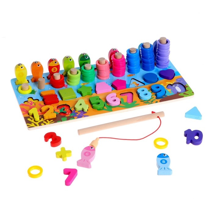 Набор для изучения счёта 4 в 1, 30 &times; 14,5 &times; 10 см