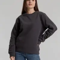 Свитшот унисекс King, темно-серый, размер S