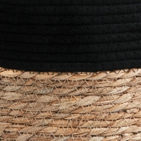 Набор корзин из 3 шт, D30xH23, D25xH20, D22xH17 см, рогоз