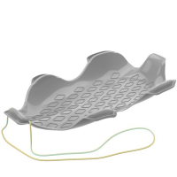 Санки ледянка &laquo;Метеор&raquo;, 95 &times; 65 &times; 13 см, цвета МИКС