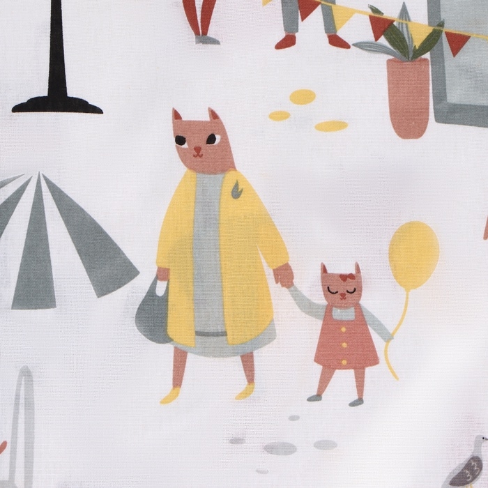 Постельное бельё Постельное бельё "Этель" 1,5 сп Fantastic town (вид 2) 143х215см,150х214см,50х70см-1 шт, 100% хл, бязь